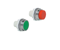BACO Controls red stop push button operator head pushbutton momentary state 